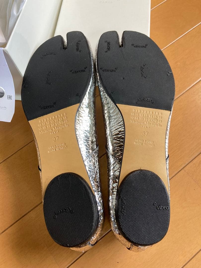 週末限定❗️新品Maison Margiela 足袋 ブロークンミラーシルバー37
