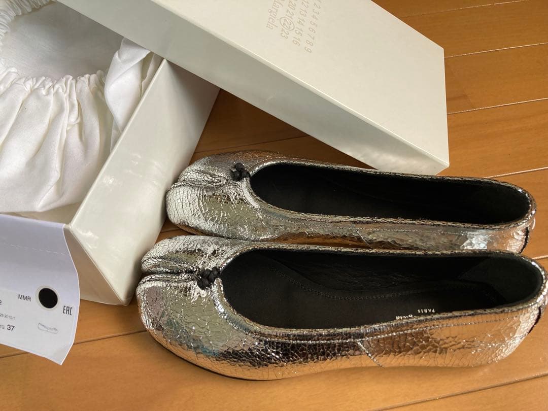 週末限定❗️新品Maison Margiela 足袋 ブロークンミラーシルバー37