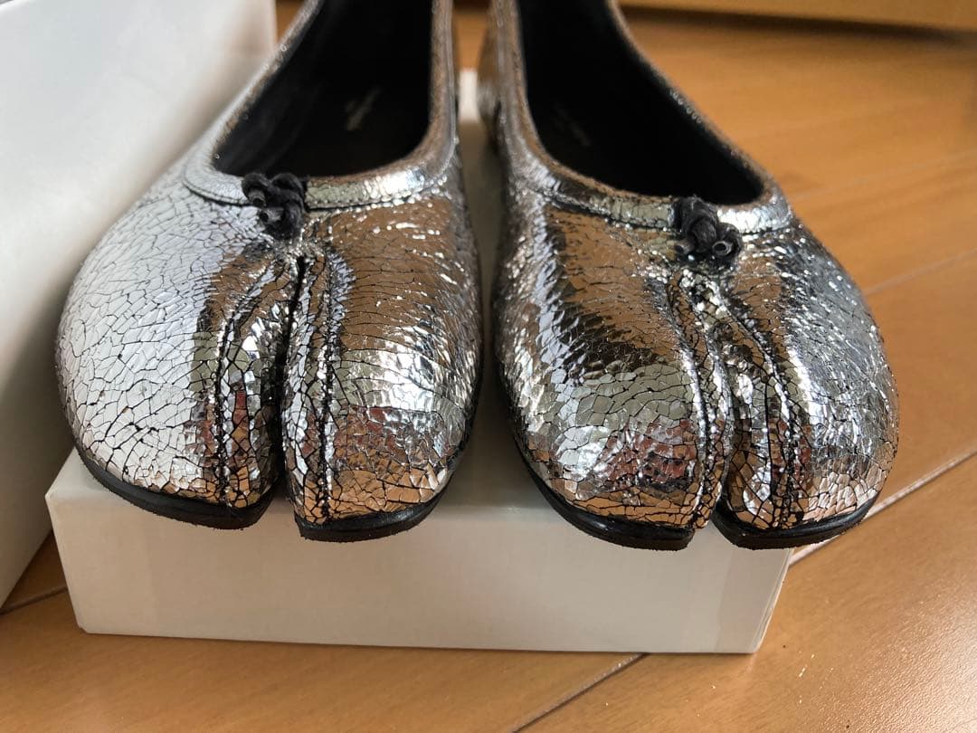 週末限定❗️新品Maison Margiela 足袋 ブロークンミラーシルバー37