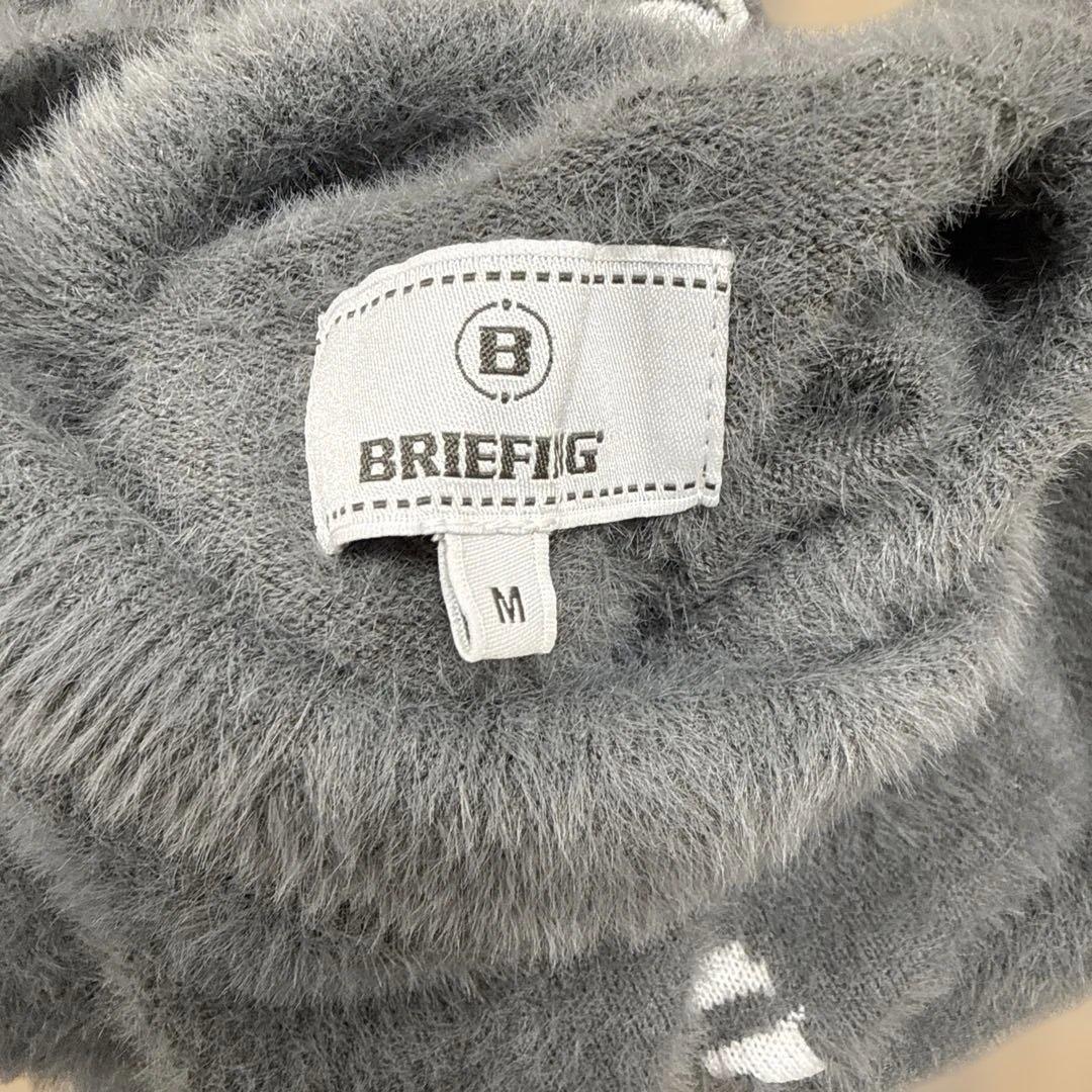 BRIEFING タートルネックセーター グレー
