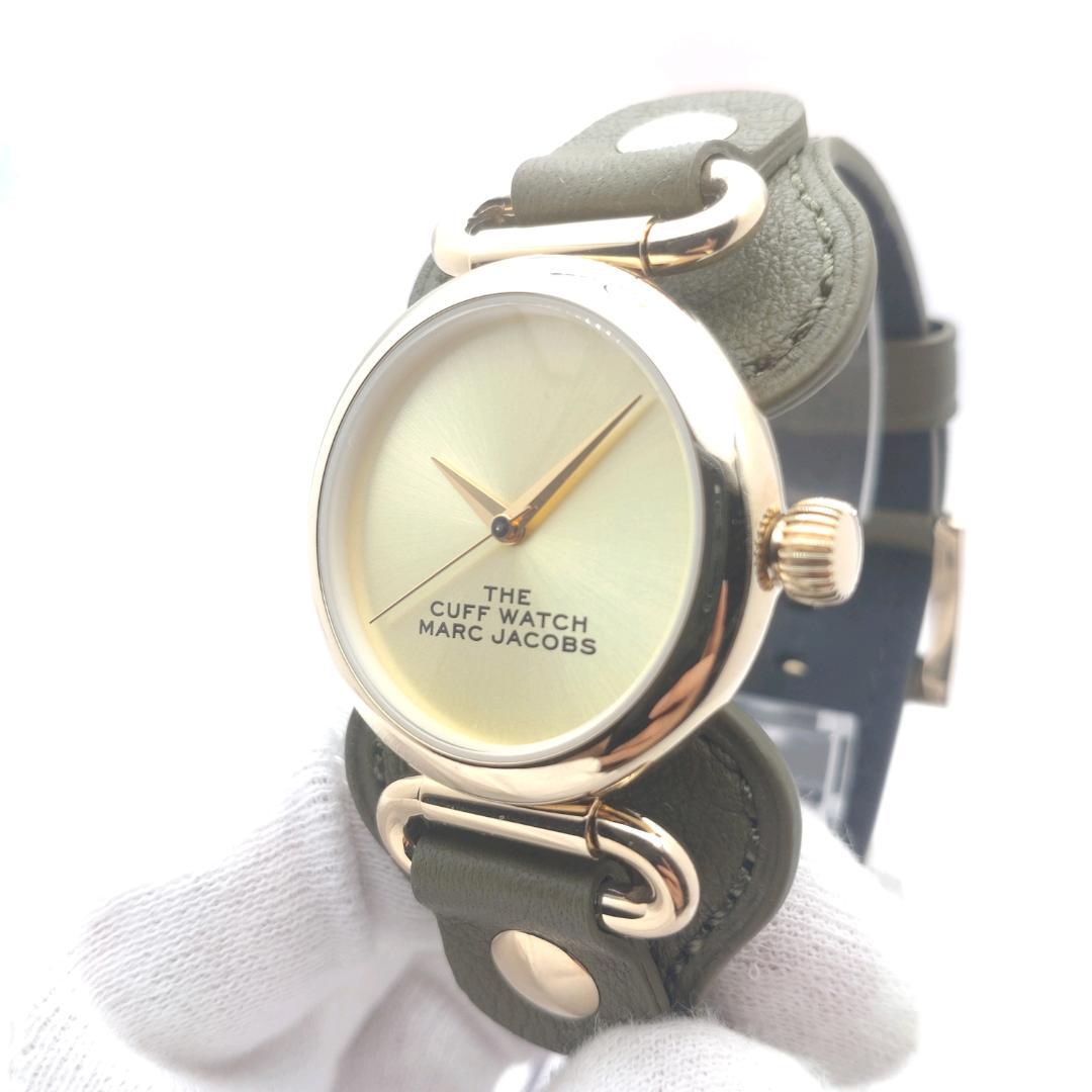 《美品》マークジェイコブス★ザ カフ★クォーツ 腕時計★レディース★管682f