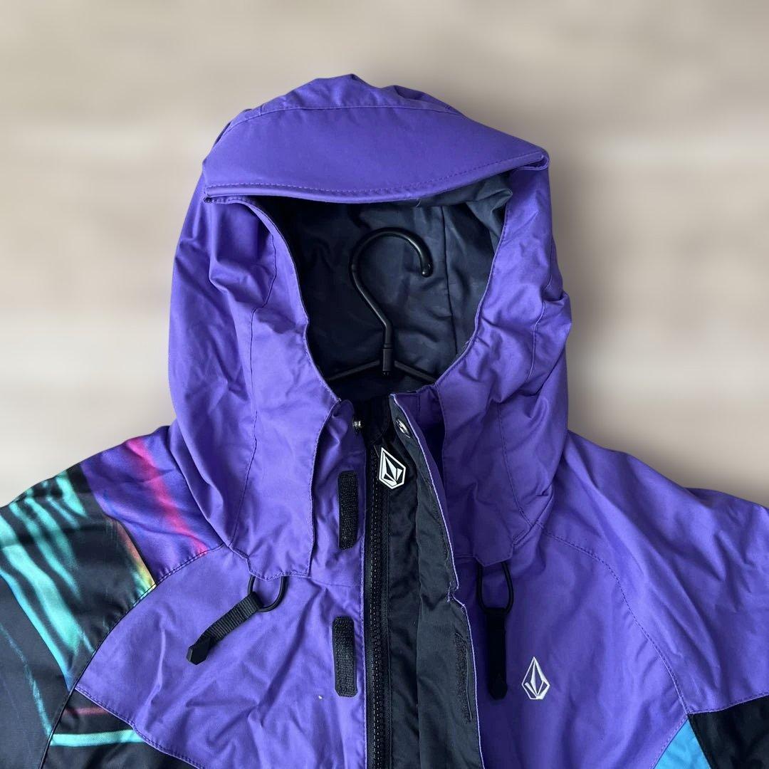 Volcom スノーボード上下セット 紫/黒/青　レディース