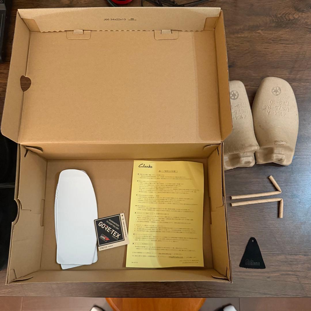 Clarks GORE-TEX ワラビー 26.5 ブラックスエード