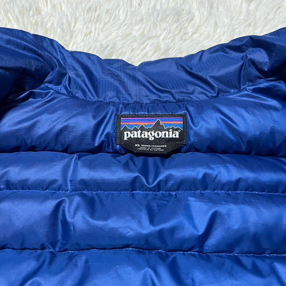 【美品】パタゴニア ダウンセーターベスト XL ブルー 84622