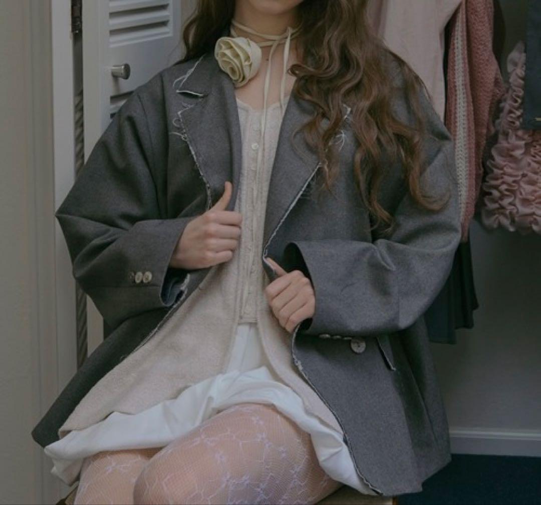 ◯loin nuit cut off double jacket