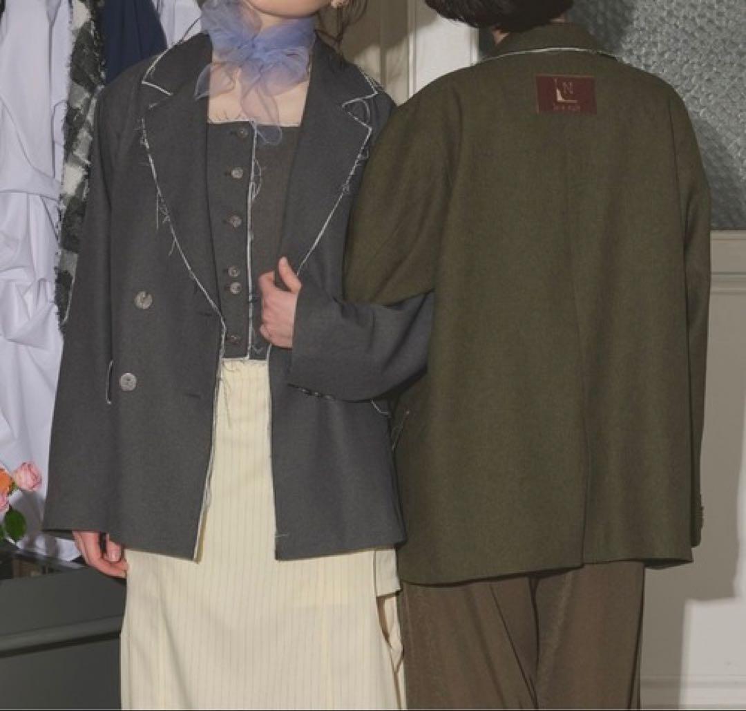 ◯loin nuit cut off double jacket