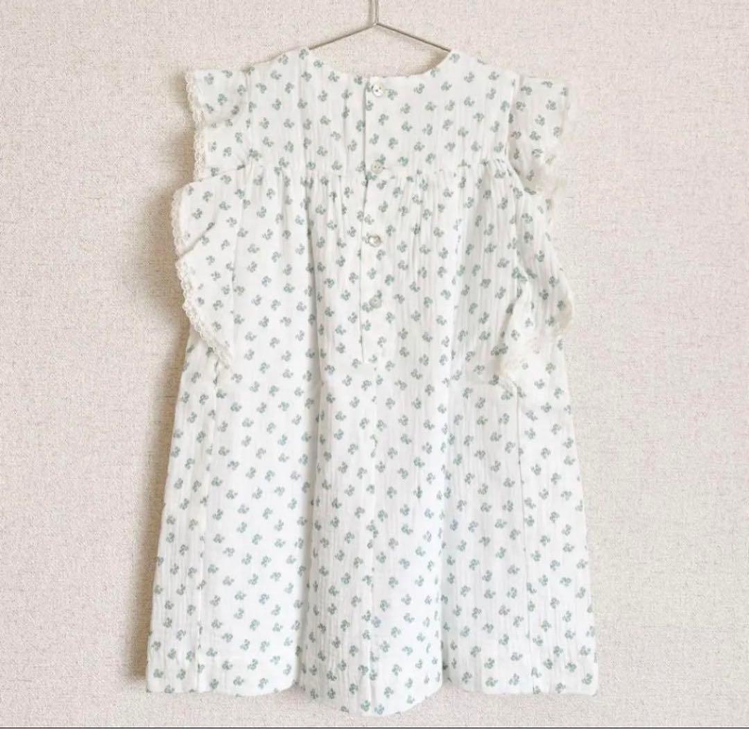 新品タグ付き アマイアキッズ ワンピース 6Y 120cm サンサカエプチ