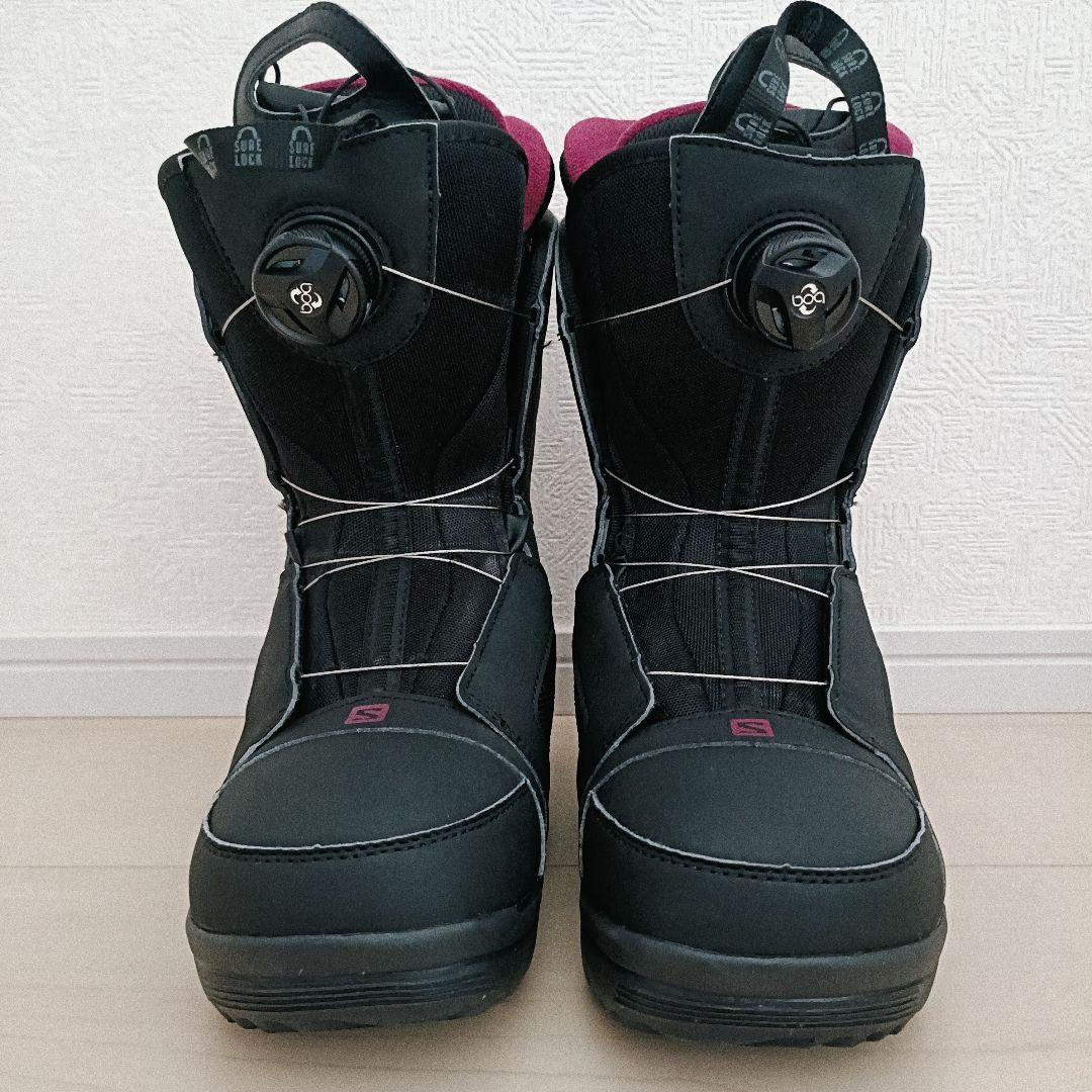 【美品】SALOMON SCARLET BOA 24.5cm