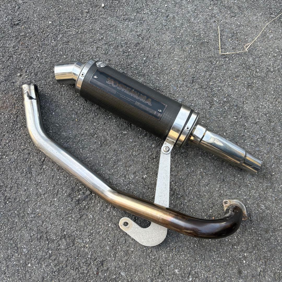 ヨシムラ製　フルエキ　サイクロン　カーボン　4ミニに