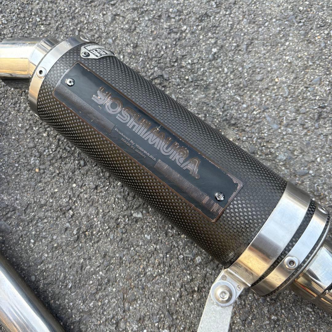 ヨシムラ製　フルエキ　サイクロン　カーボン　4ミニに