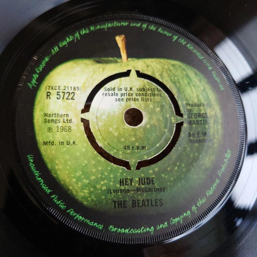 洋楽 UK1stTHE BEATLES HEY JUDE R 5722 45rpm