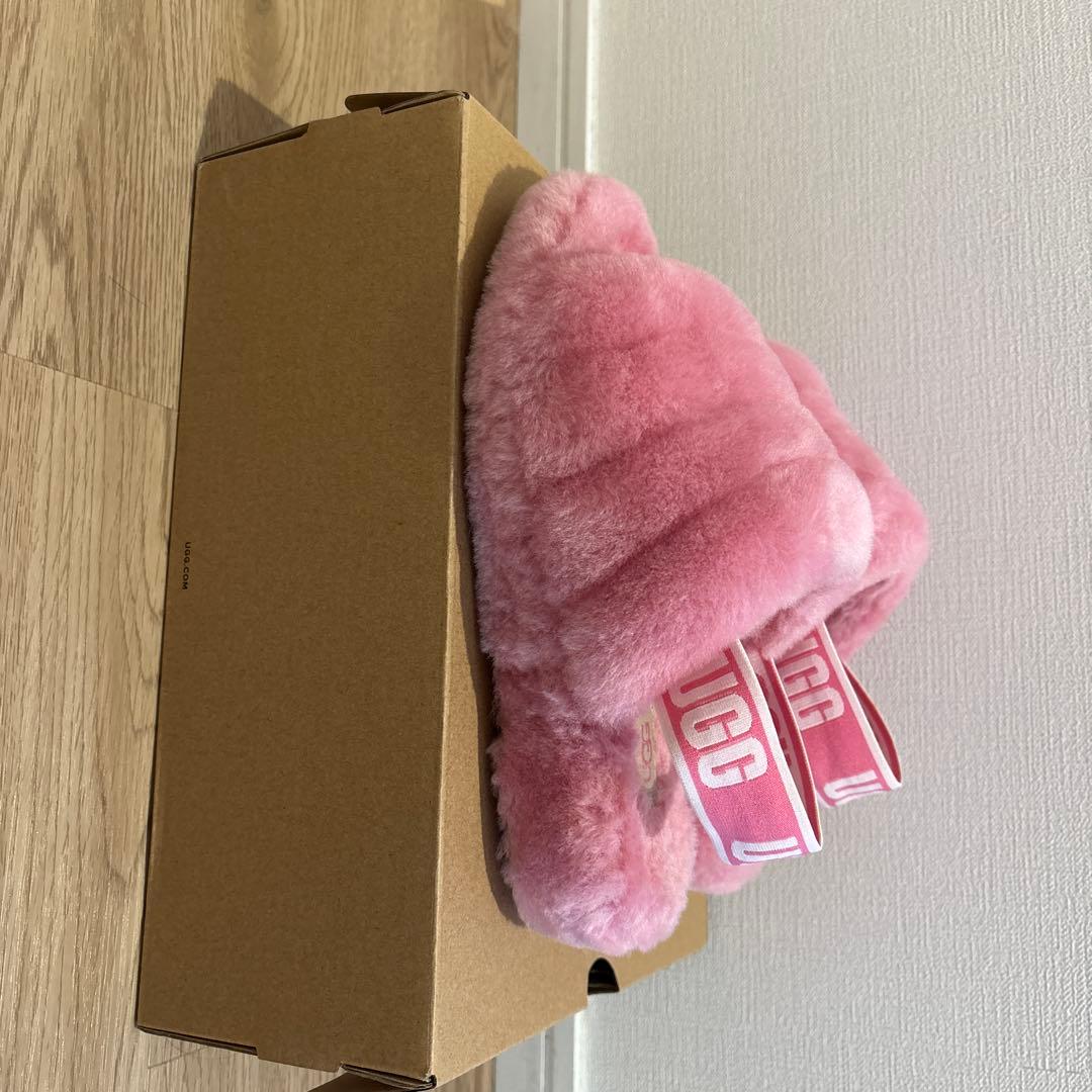 UGG ピンク ファー スリッパ サイズ6
