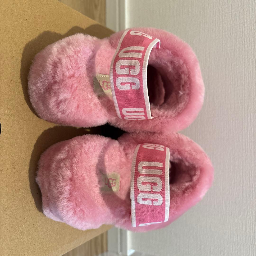 UGG ピンク ファー スリッパ サイズ6