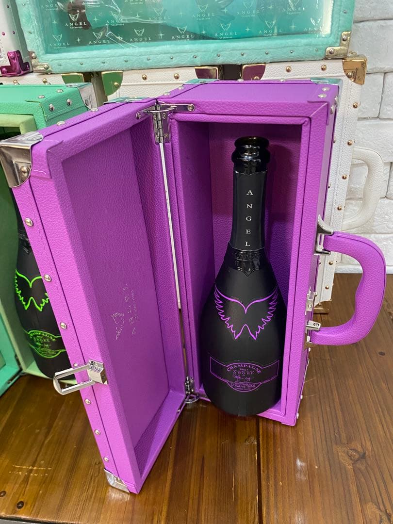 ⭐️【全国送料無料】エンジェル　シャンパン　5本　空箱10個　撮影　ディスプレイ