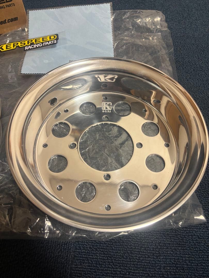 KEPSPEED製モンキー用8インチワイドアルミホイール (8穴/3.5J)2本