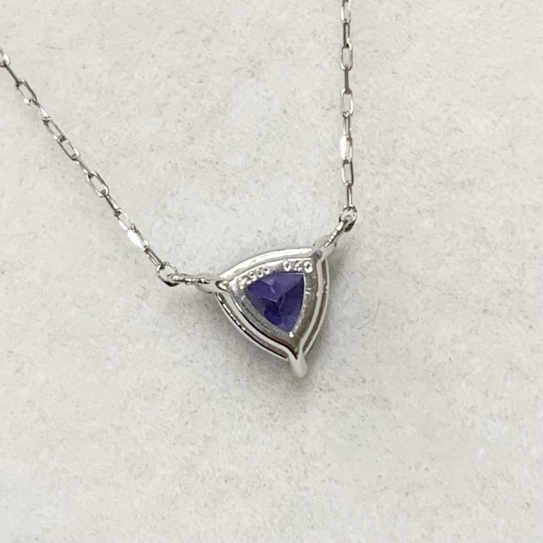 新品 タンザナイト ネックレス 0.40ct Pt900 プラチナ