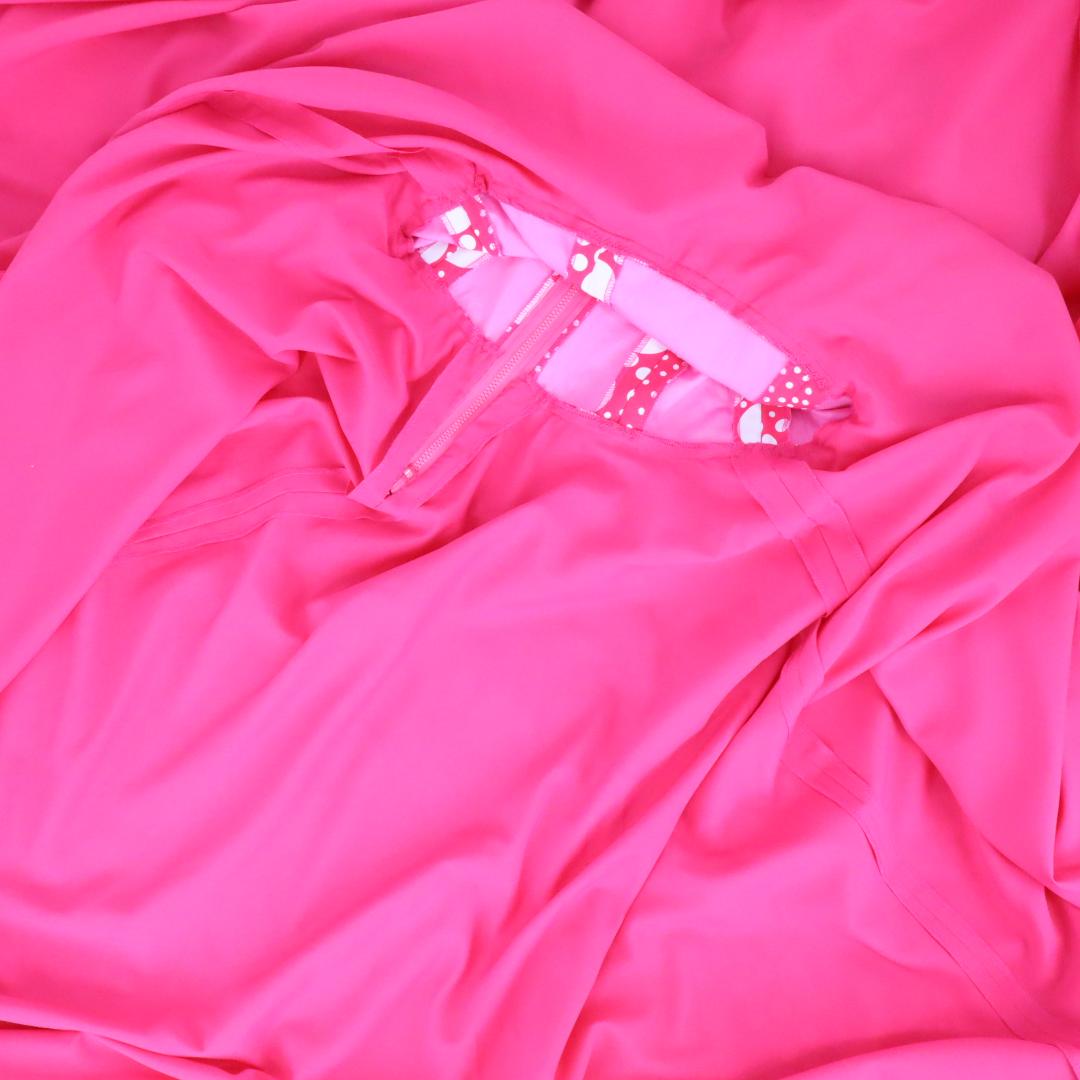 【美品 フラメンコ衣装】鮮やかピンク×水玉 アトリエ貴美恵 ドレス ボレロ