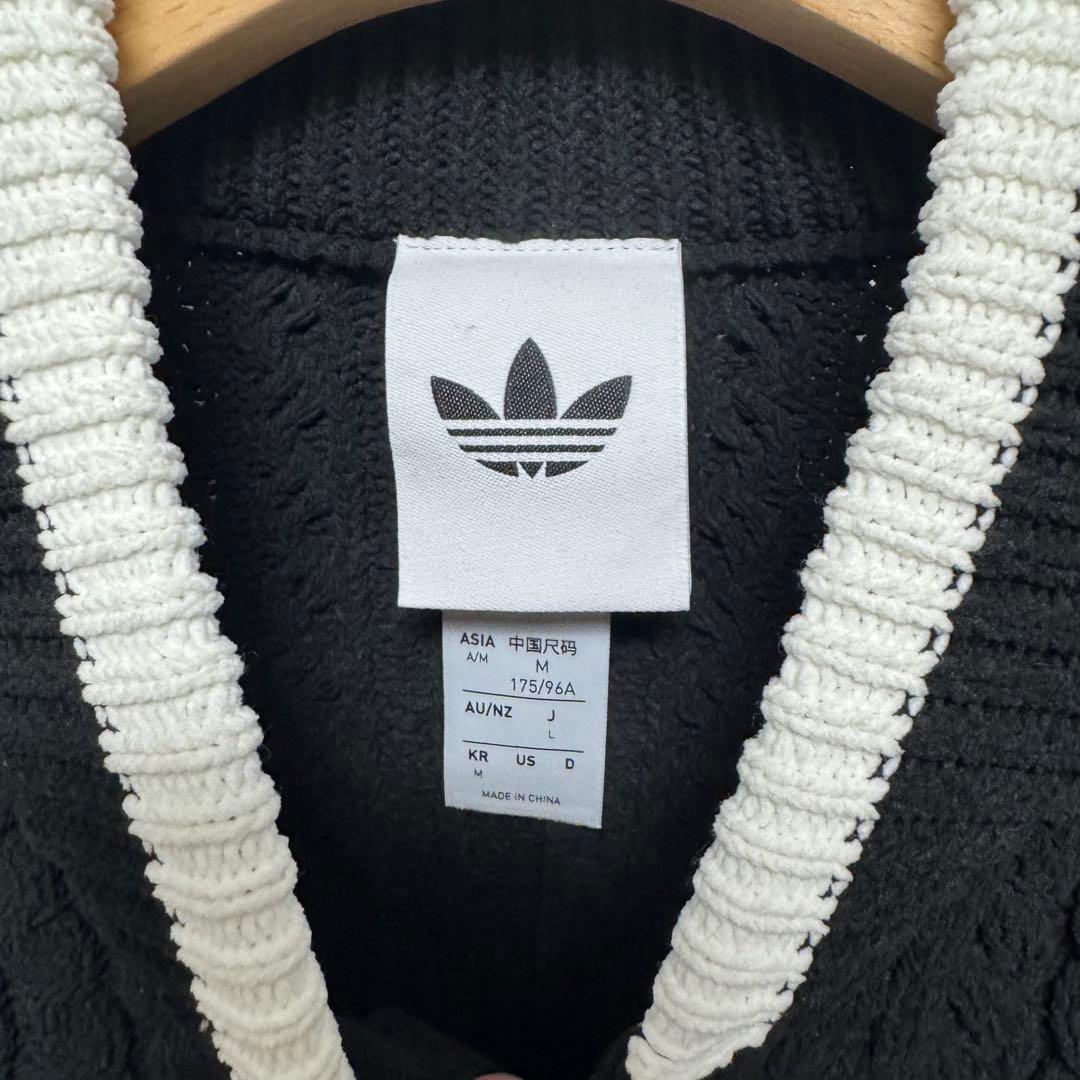 【ADIDAS】RETRO REMIX CARDIGAN BLACK アディダス