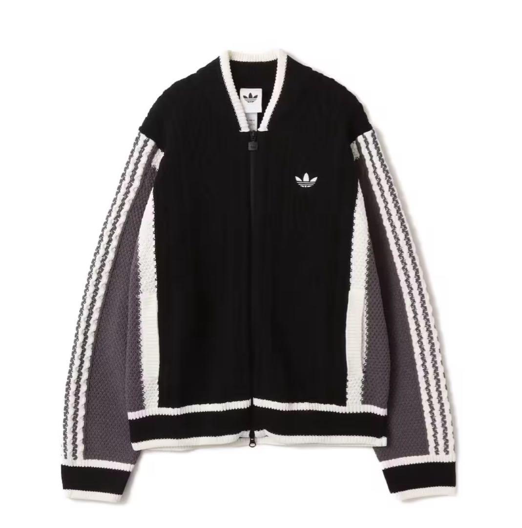 【ADIDAS】RETRO REMIX CARDIGAN BLACK アディダス