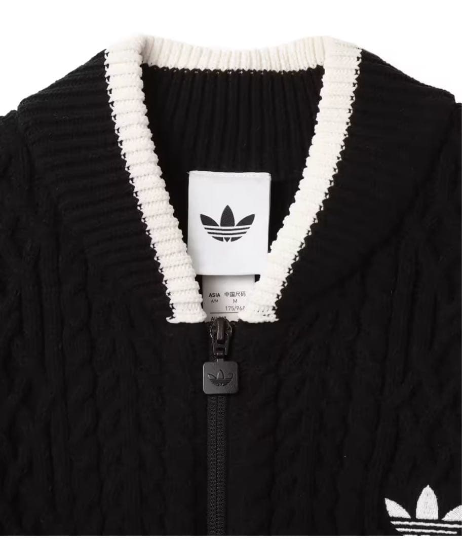 【ADIDAS】RETRO REMIX CARDIGAN BLACK アディダス