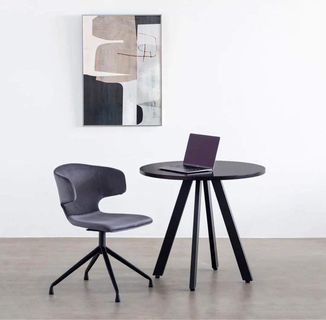 KANADEMONO ダイニングチェア 回転チェア 1脚