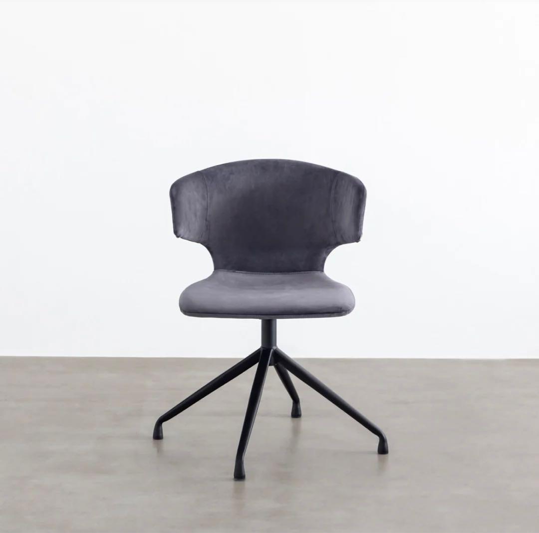 KANADEMONO ダイニングチェア 回転チェア 1脚