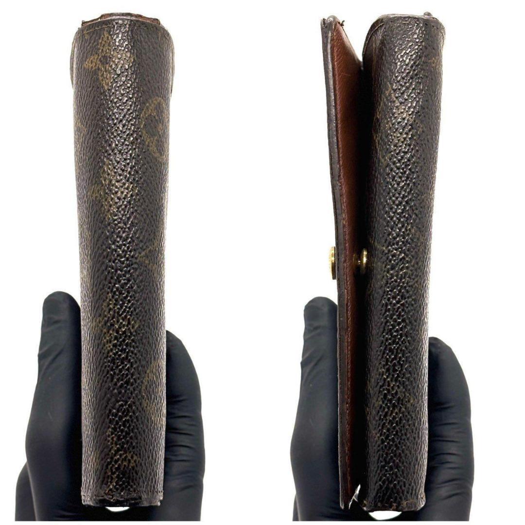 a*9様 ルイヴィトン　二つ折り財布 モノグラム ポルトモネビエ トレゾール　ブ