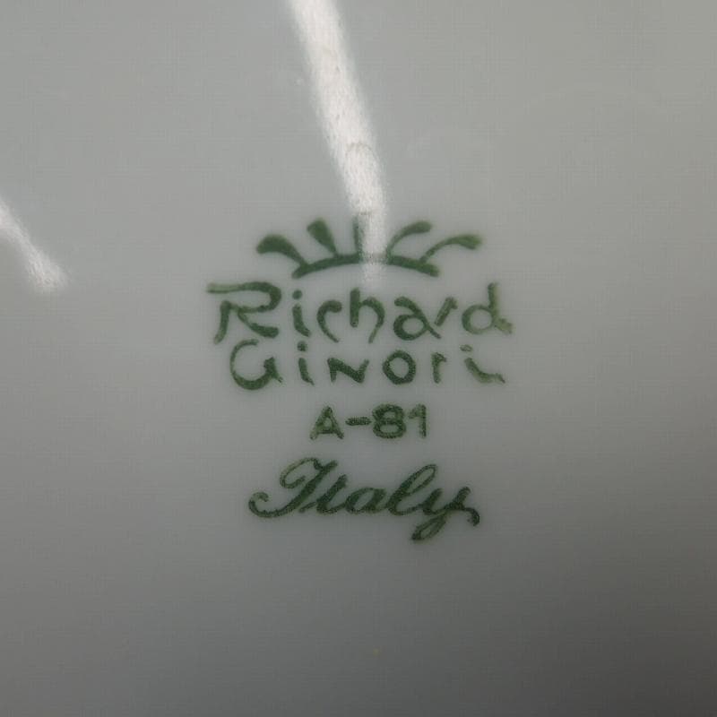 貞子 様RU-6006 リチャードジノリ　ベッキオホワイト　24.5㎝　6枚
