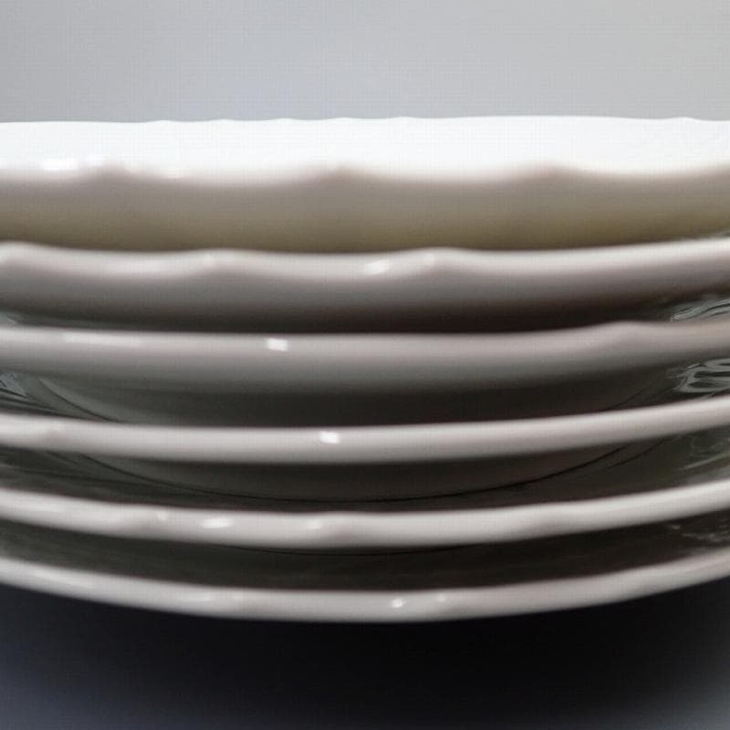 貞子 様RU-6006 リチャードジノリ　ベッキオホワイト　24.5㎝　6枚