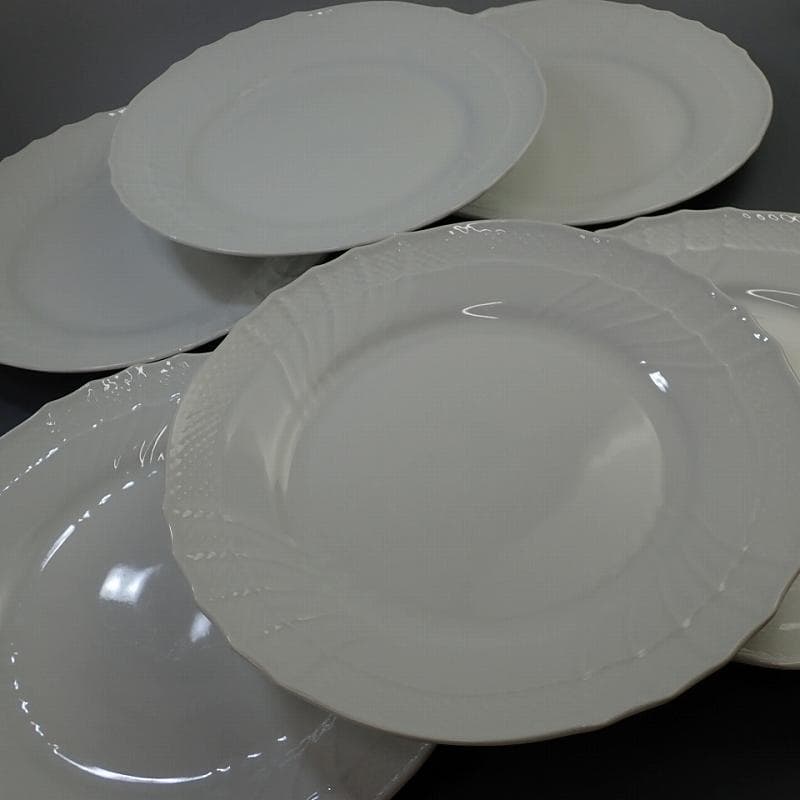 貞子 様RU-6006 リチャードジノリ　ベッキオホワイト　24.5㎝　6枚