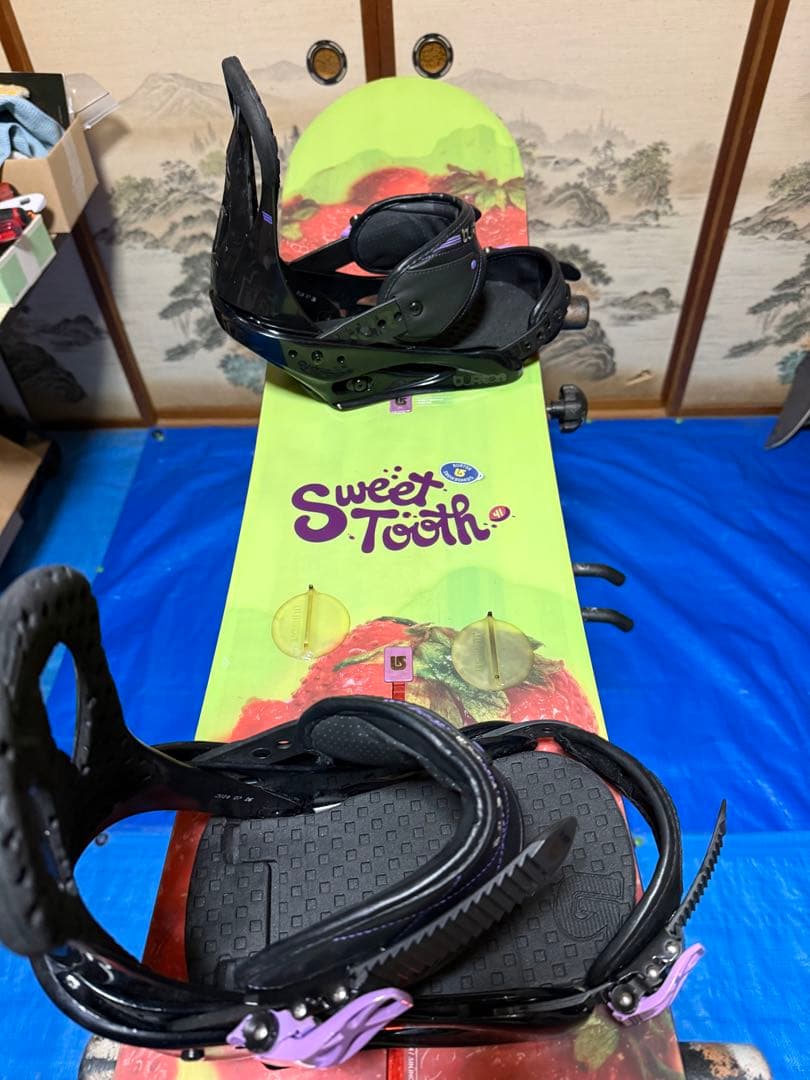 BURTON Sweet Tooth 141 ビンディング、ソールカバー付き