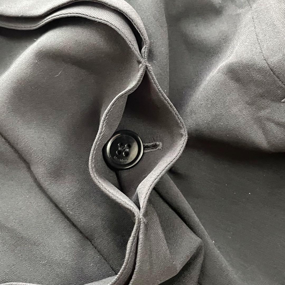 【美品】マックスマーラ 白タグ テーラードジャケット ダブル ベルト付き ウール