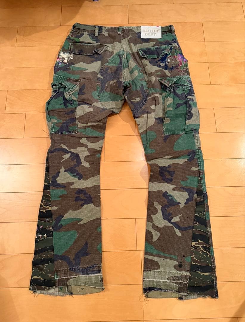 パンツ GALLERY DEPT La Flare Camo