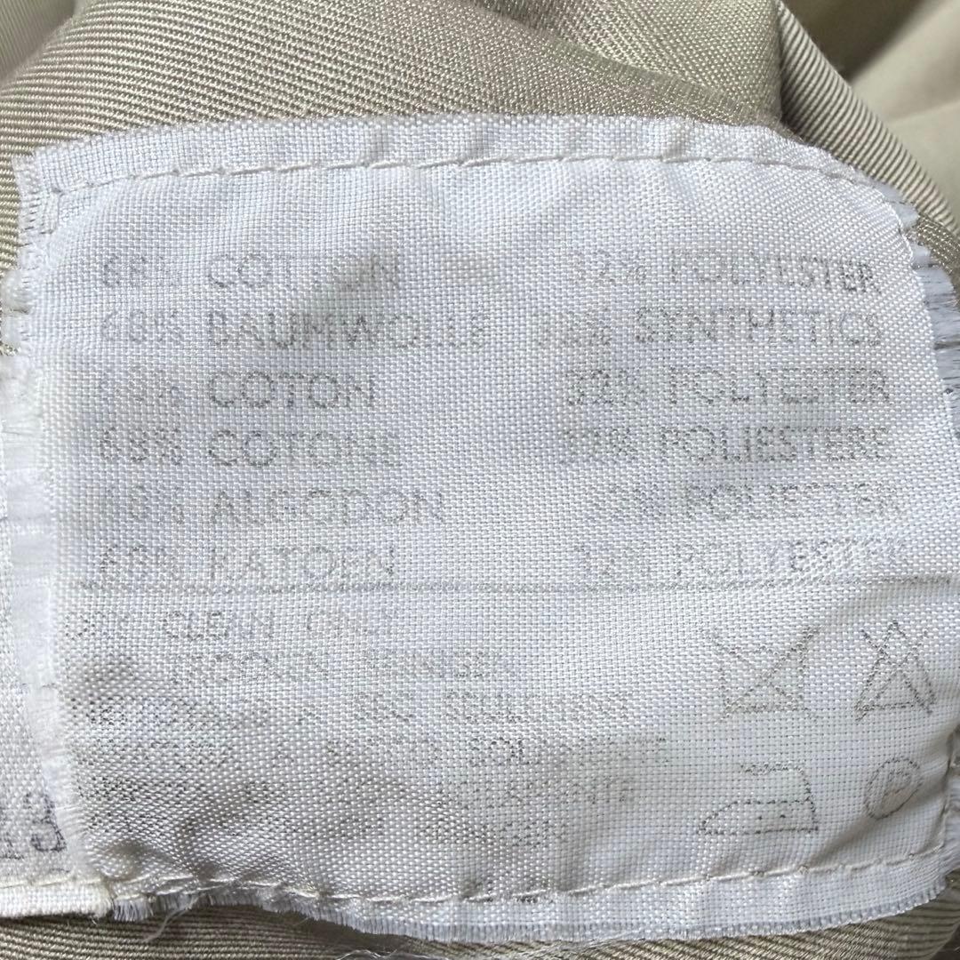 アクアスキュータム ロングトレンチコート チェック柄