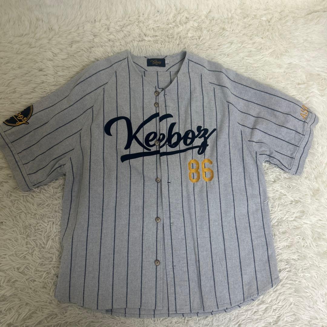 美品　ケボズ、KEBOZ セットアップ　ベースボール　ワッペン　コムドット
