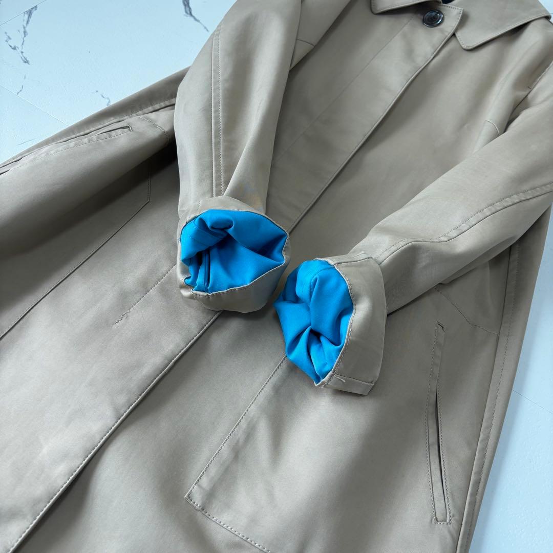 DOUBLE STANDARD CLOTHING✨ステンカラーコート　春　裏地青