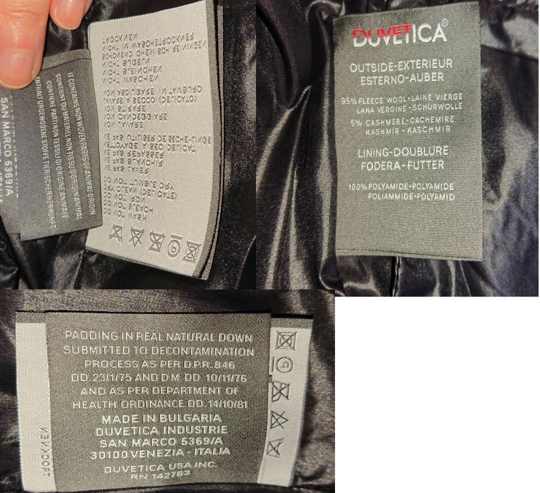 新品未使用 DUVETICA  レディース ダウンベスト 40 グレー
