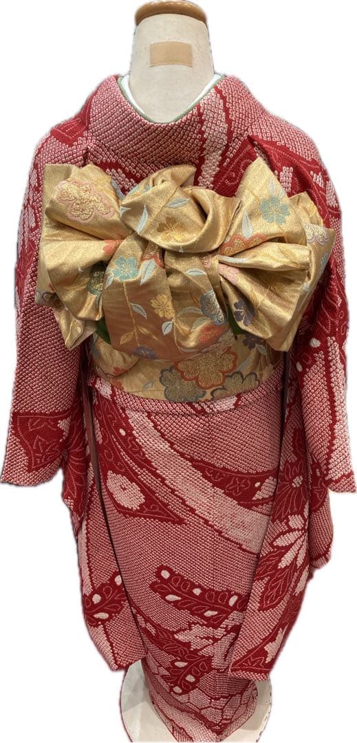 正絹 振袖 総絞り 着物 成人式