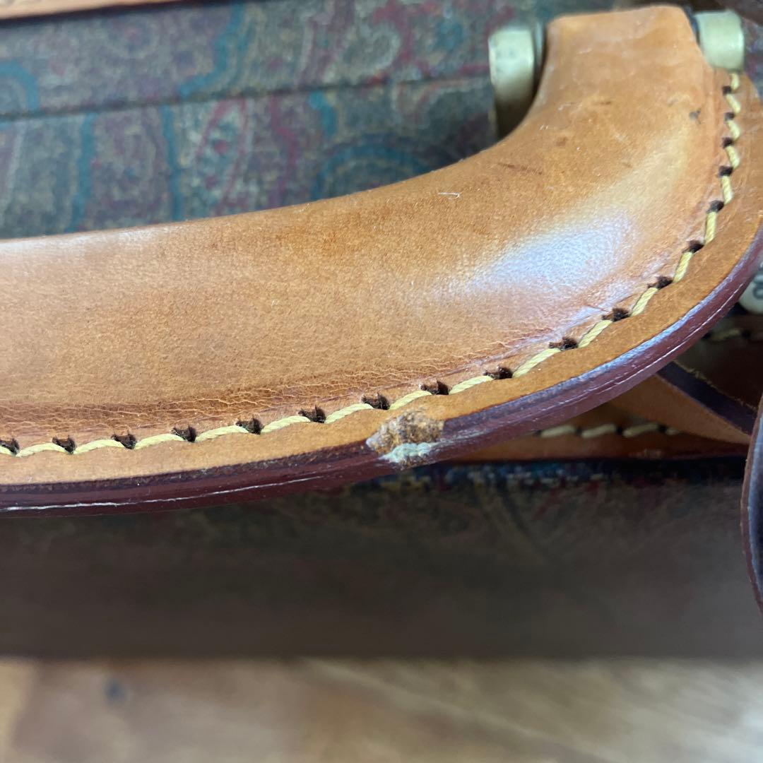 びっくらこいたエトロ　アタッシュケース　ペイズリー柄