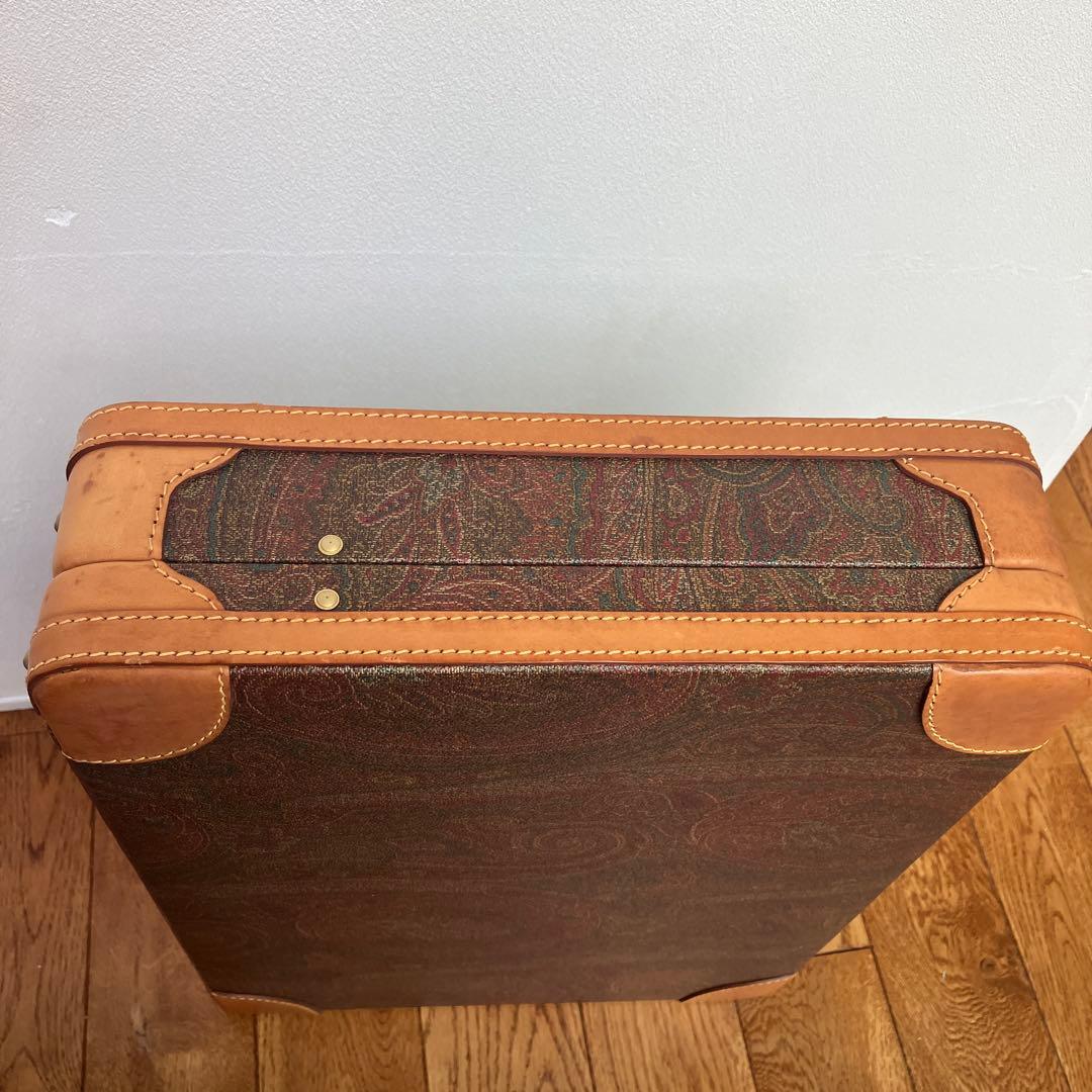 びっくらこいたエトロ　アタッシュケース　ペイズリー柄