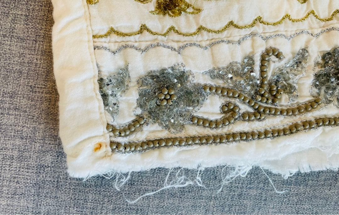 希少　ジュンヤワタナベ　コムデギャルソン　パンツ　刺繍　ビーズ　ボトム