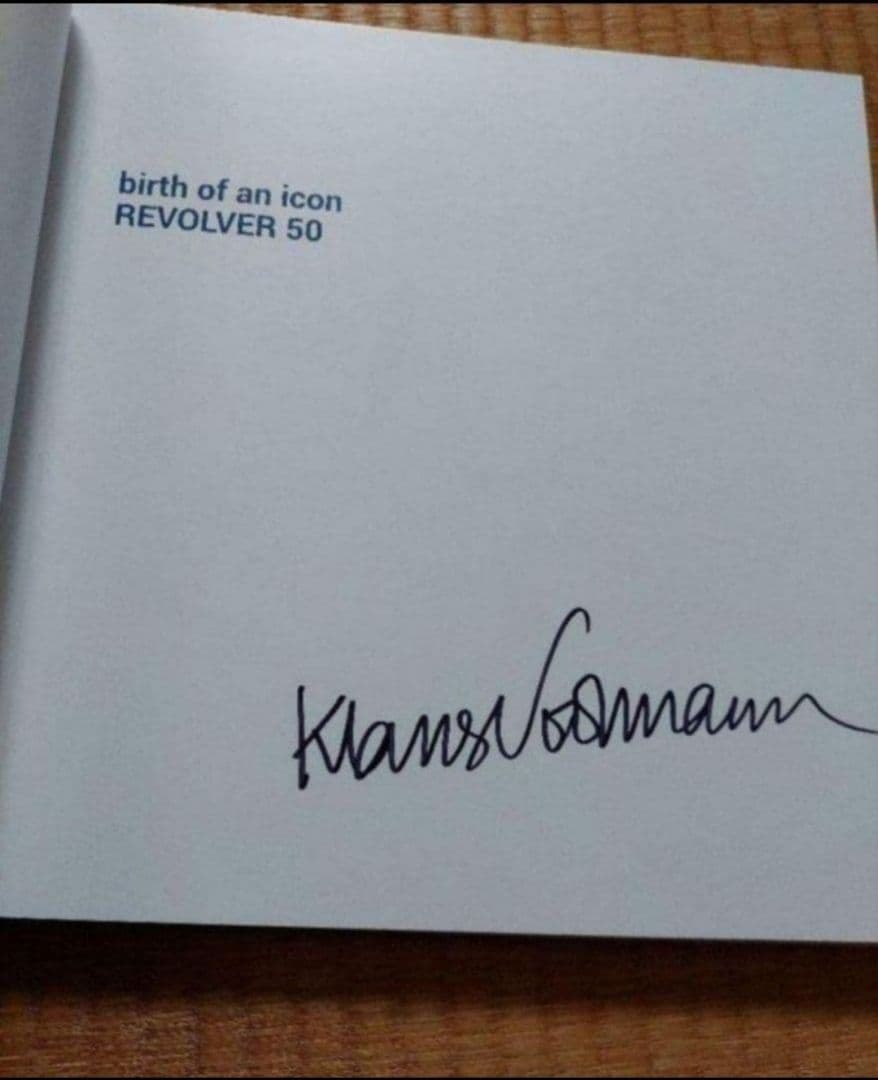 ビートルズリボルバークラウスフォアマン直筆サイン入り洋書