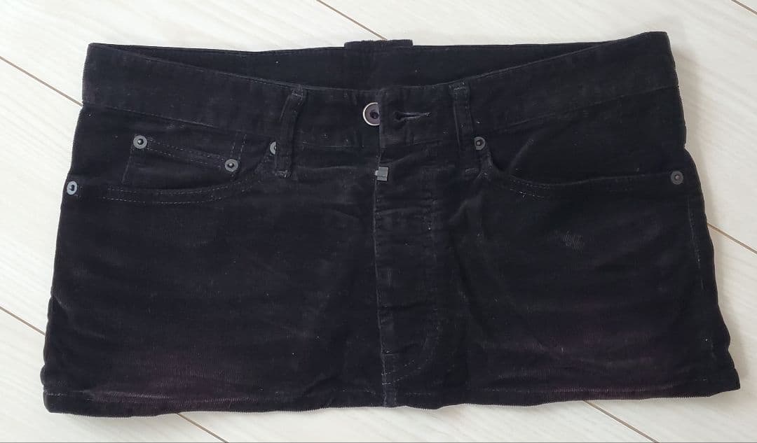 LGB　ルグランブルー　ミニスカート　コーデュロイ