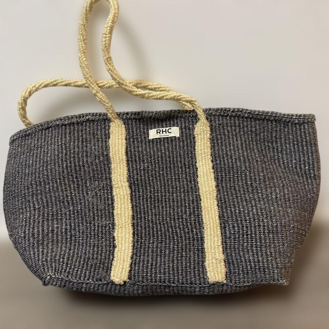 RHC グレー かごバッグ　未使用品