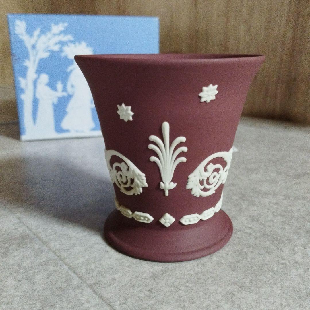 【貴重】ウェッジウッド　ジャスパー　フラワーベース