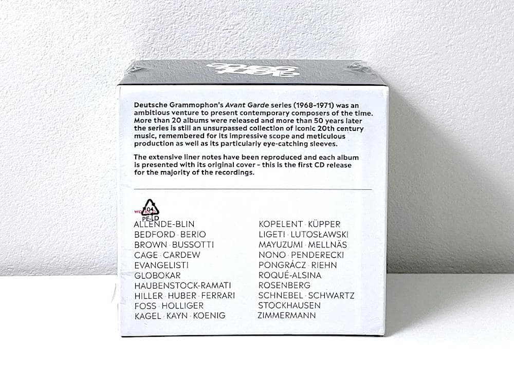 新品未開封 21CD BOX ドイツ・グラモフォン アヴァン・ギャルド・シリーズ