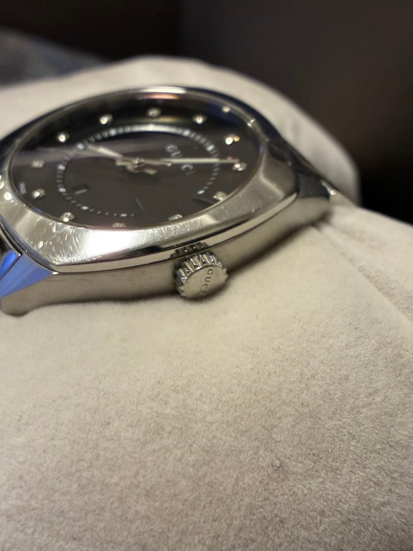 GUCCI クォーツ腕時計 ステンレス　GG2570 YA142404 ダイヤ