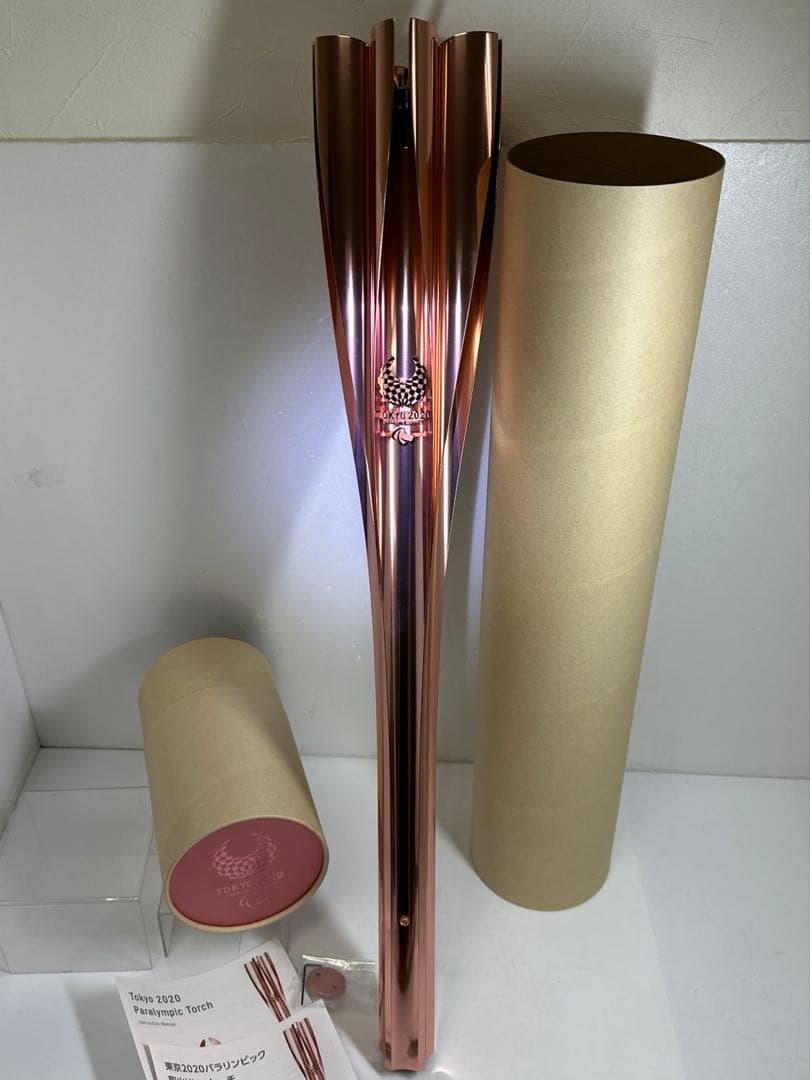 専用東京2020 オリンピックパラリンピックリレートーチ887g全長71㎝東な