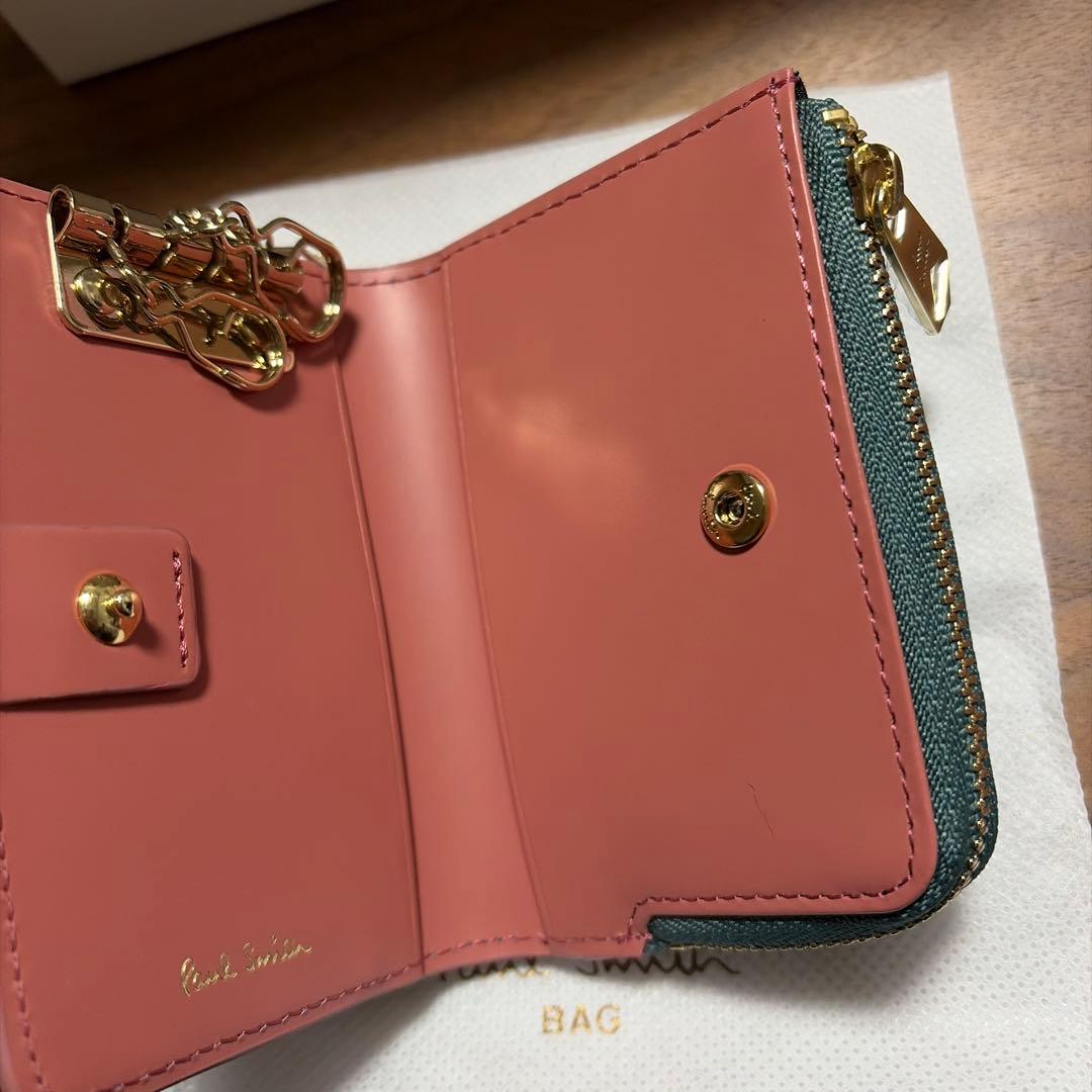 《新品》ポールスミス ミックスドゥードゥル キーケース　ケース グリーン