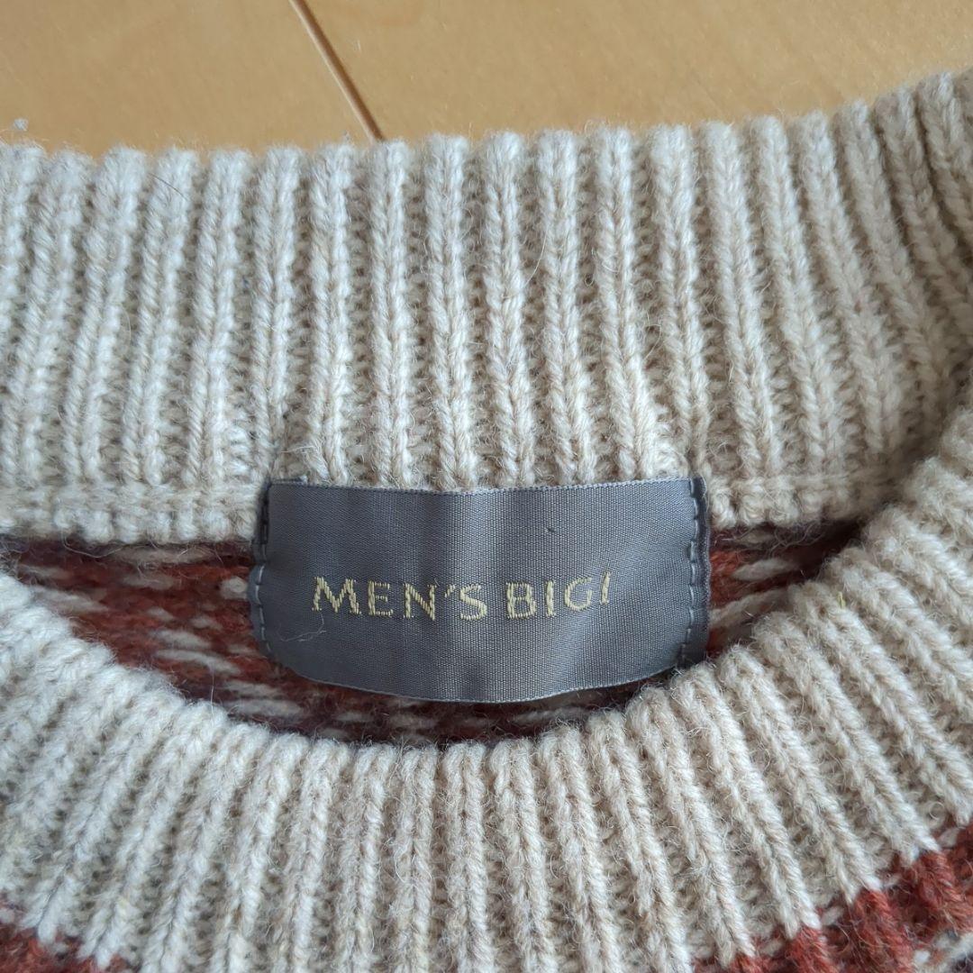 編み込みニットMEN'SBIGI